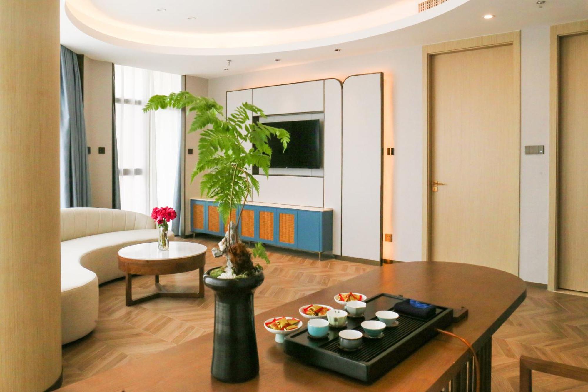 Wanda Realm Xiamen North Bay Hotell Exteriör bild